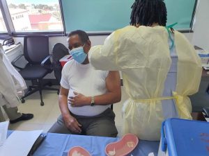 President and Health Minister first to receive COVID-19 vaccine in Dominica