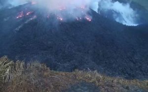 La Soufrière volcano in St. Vincent erupts; alert level raised to red