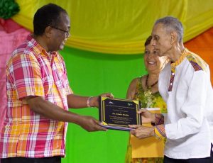 IN PICTURES: Award ceremony for cultural icons Alwin Bully and Steve Hyacinth