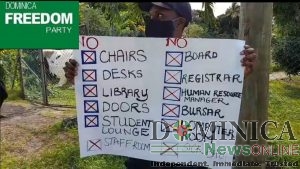 Dominica Freedom Party statement on ongoing industrial action at the Dominica State College