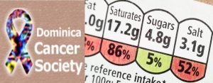 Dominica Cancer Society supports front-of-package warning labels for packaged foods