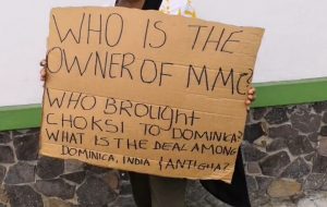 Dominican protestors demand that Indian fugitive be sent back to Antigua (with video and photos)