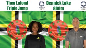 Lafond and Luke to be Dominica’s flag bearers in Olympics opening parade