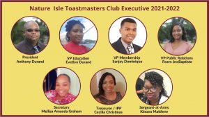 Nature Isle Toast Masters Club elects new executive