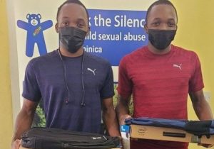 Twin boys under the Government of Dominica foster care program obtain athletic scholarship