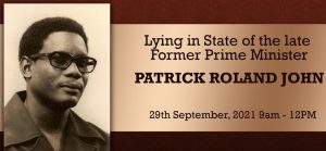 LIVE from 9am: Lying in State of the Late Former Prime Minister Patrick Roland  John