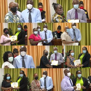 20 retirees awarded for their long service at Dominica’s main hospital