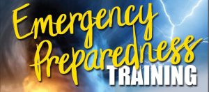 Emergency preparedness training for those who work and live with persons living with disabilities