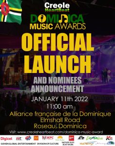 LIVE NOW: Launch of Dominica Music Awards and announcement of nominees