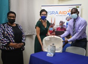 IsraAID donates fifty face basins and faucets to the Ministry of Education for use in primary schools