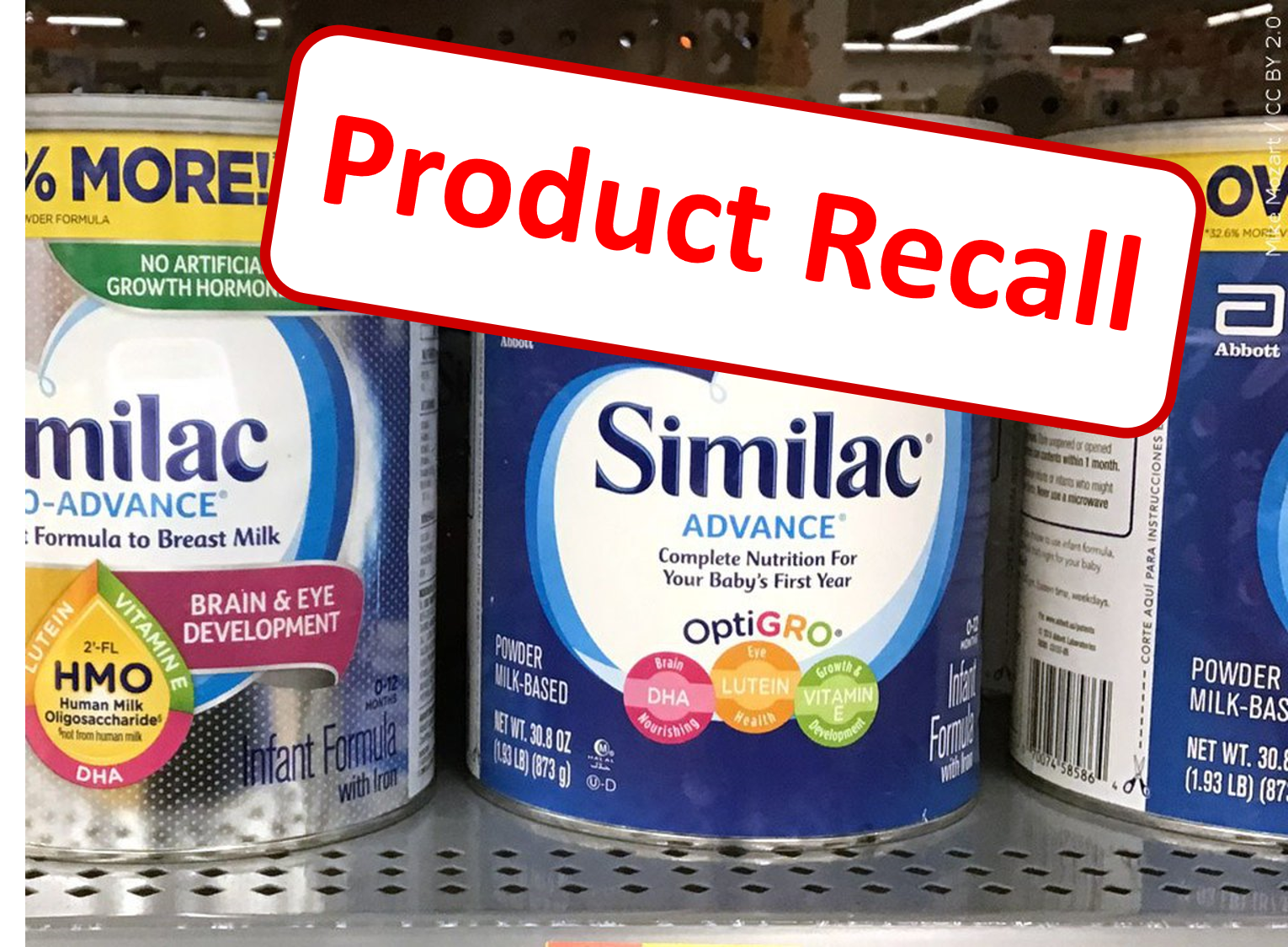 Jollys announces recall of Similac baby formula products following