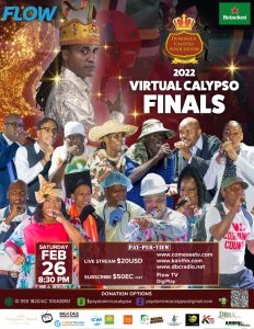 LIVE from 8:30pm on DNO (via Comeseetv) the Virtual Calypso Finals