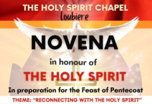 WATCH LIVE (from 6:00pm): Novena in honour of The Holy Spirit from The Holy Spirit Chapel, Loubiere