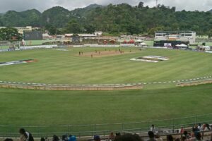 Play in the Bangladesh vs West indies T20I halted because of rain