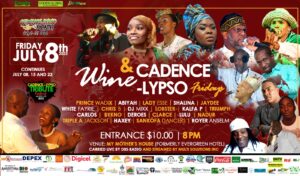 WATCH LIVE (from 8:00 p.m.): Wine & Cadence-Lypso