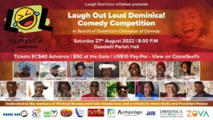 LIVE (from 8:00 p.m.): Laugh Out Loud Dominica Comedy Competition