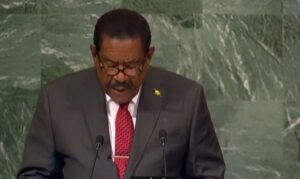 President of Dominica calls for greater commitment from larger UN countries to help fund resilience programmes of smaller states
