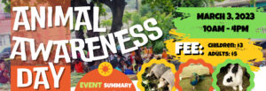 [PRESS RELEASE] – Animal Awareness Day 2023