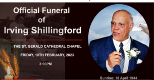 LIVE: Official funeral service of the late Irving Shillingford