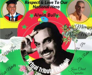Former People’s Action Theatre members to pay tribute to the late Alwin Bully on Saturday; some of his work to be reenacted in virtual event
