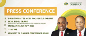 LIVE (from 11:30 a.m.): PM Roosevelt Skerrit’s press conference