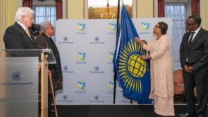 [PRESS RELEASE] Commonwealth Secretary-General raises Peace Flag to mark Commonwealth Day