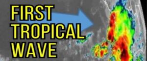 First tropical wave of 2023 hurricane season forms east of Lesser Antilles
