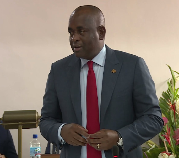 Prime Minister Roosevelt Skerrit Addressing Parliament Dominica News Online
