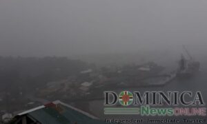 WEATHER (12:00 PM, October 18): Trough expected to affect Dominica with increased cloudiness, scattered showers, possible thunderstorms today and tomorrow