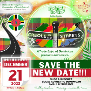 ANNOUNCEMENT: New date for Creole in the Streets is December 21st 2023