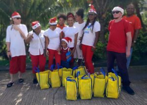 Christmas Spirit in the Kalinago Territory: a children’s Christmas party and hampers delivered to the elderly and shut-ins of the community