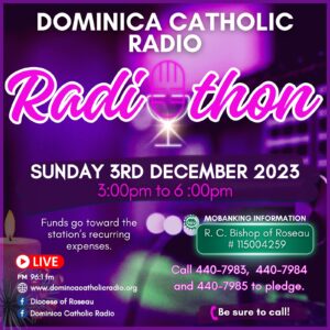 LIVE: Dominica Catholic Radio radiothon 2024