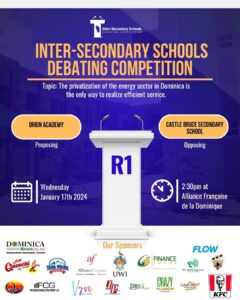 LIVE on DNO from 2:30pm: Inter Secondary School Debate between Orion Academy and Castle Bruce Secondary School