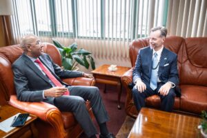 New US Ambassador to Dominica welcomed by Acting Prime Minister