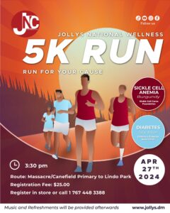 PUBLIC SERVICE ANNOUNCEMENT : Jollys National Wellness 5K Run