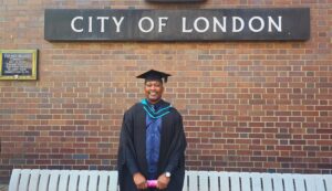 Floyd Theodore graduates from University of London, hopes to inspire others