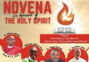 LIVE (from 6 PM, May 9-11, 2024): Novena in honour of the Holy Spirit