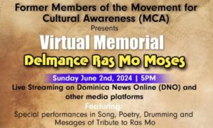 LIVE (from 5:00 PM): Virtual Memorial for Delmance ‘Ras Mo’ Moses