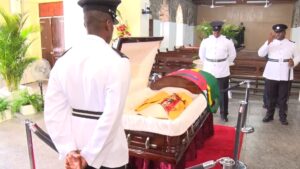 Family of Cardinal Felix receives mourners for viewing of body