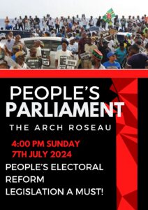 DNO LIVE: Electoral Reform Coalition – People’s Parliament on Electoral Reform Legislation