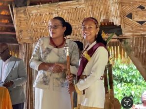 Anette Sanford takes oath of office as first female Kalinago Chief