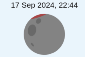Partial lunar eclipse visible tonight