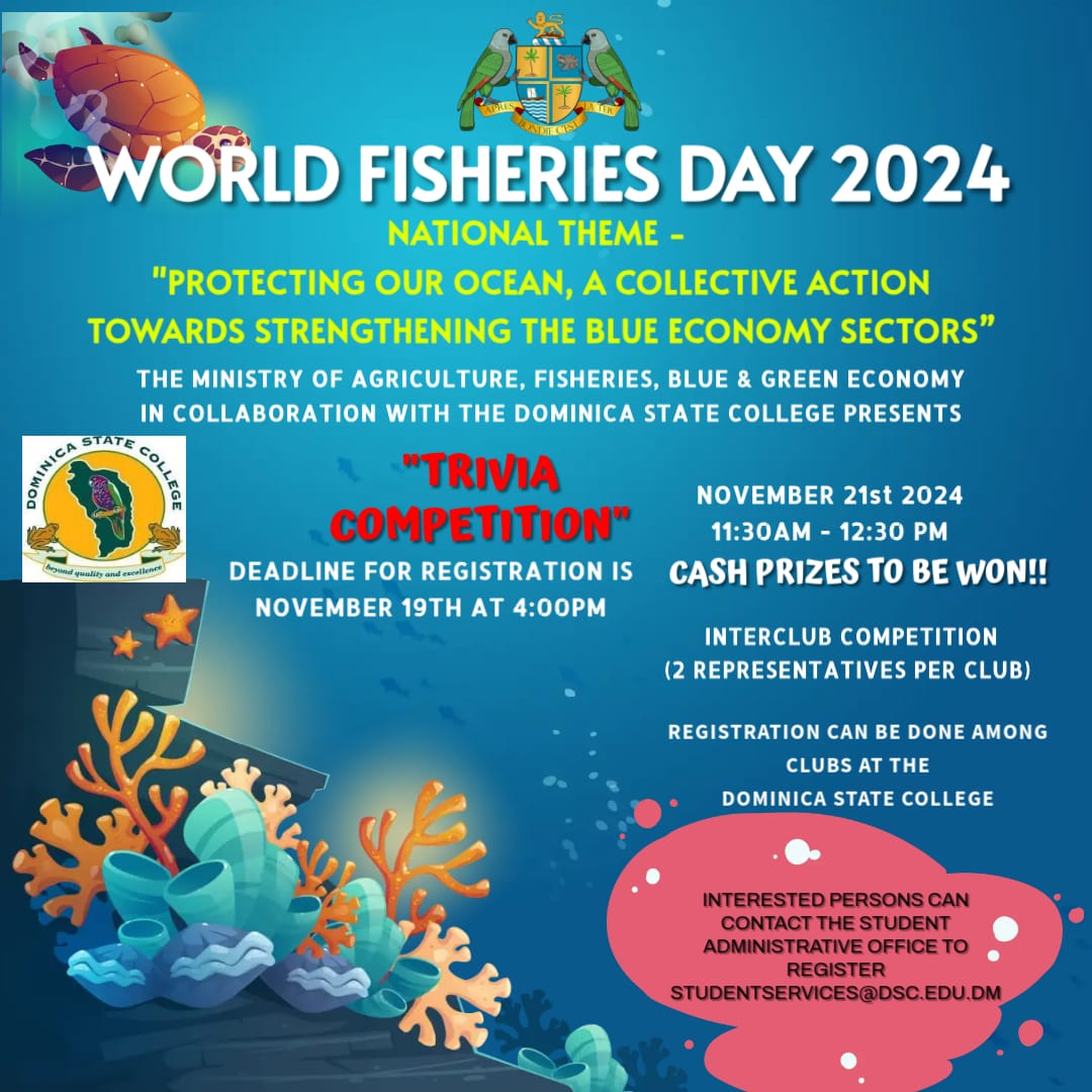 ANNOUNCEMENT: World Fisheries Day 2024 Trivia Competition - Dominica ...