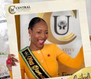 Tanisha Balson secures sponsorship for Miss Dominica bid from Central Cooperative Credit Union Ltd