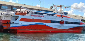 Rough seas force cancellation of ferry service
