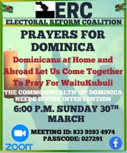 LIVE : Electoral Reform Coalition Prayers for Dominica