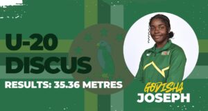 Seventh place finish in Girls’ U-20 Discus wraps up Dominica’s CARIFTA Games campaign