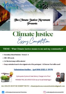 Climate Justice Movement launches essay competition for high school students