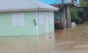 Torrential rain causes major flooding in Calibishie