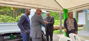 Keep Dominica ‘clean and green’ Environment Minister urges, as new garbage truck is presented to DSWMC